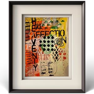 Heavenly Affection Abstract - One of a Kind